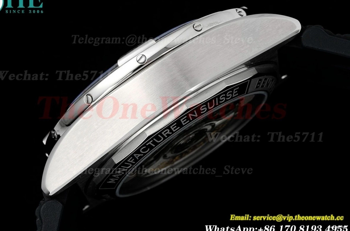 Chronomat Strap Dial 42MM TF on A7750 Silver B01 Rubber Rouleaux 0401